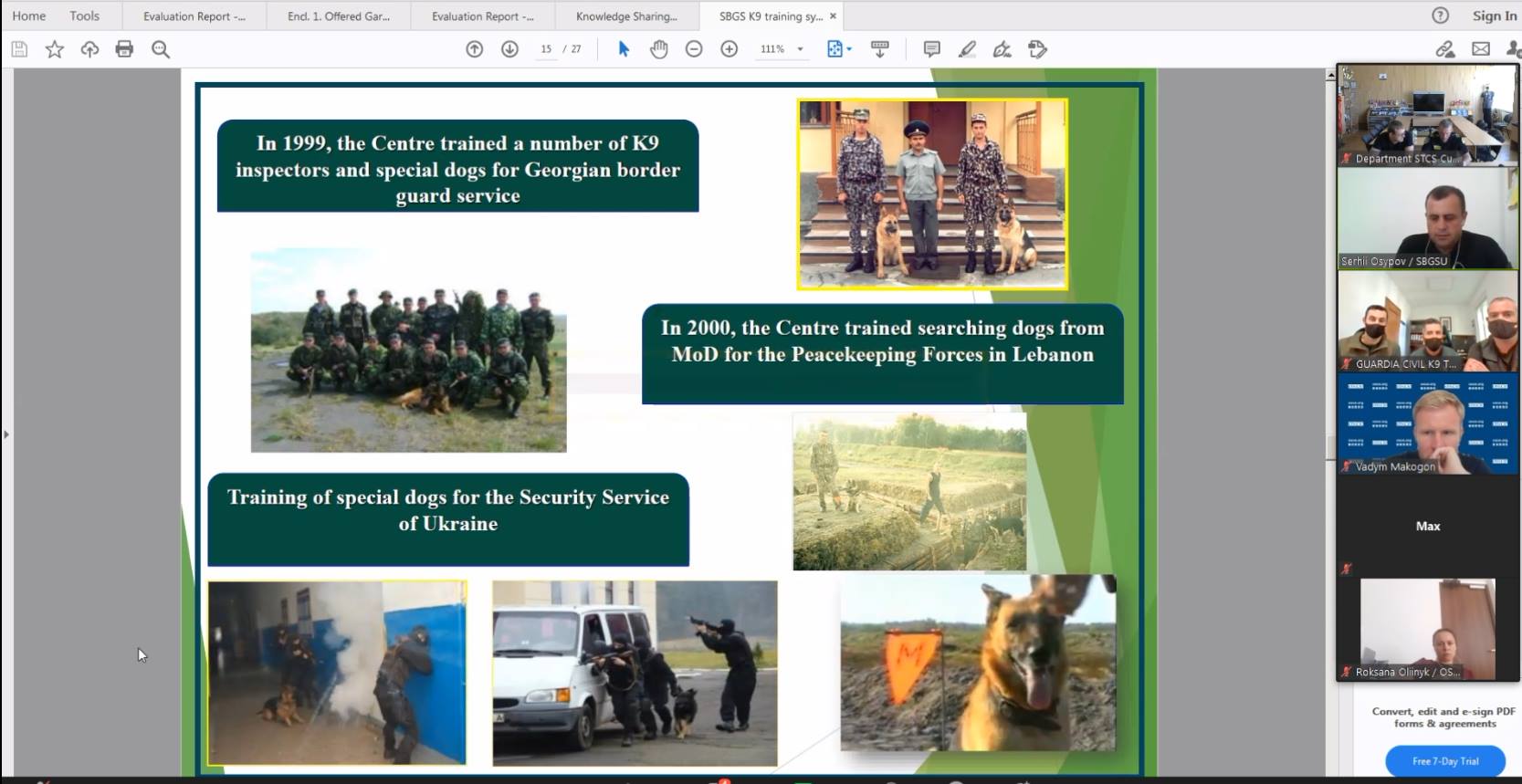 You are currently viewing THE FOURTH SESSION OF EXPERT CONSULTATIONS OF REPRESENTATIVES OF CANINE SERVICES